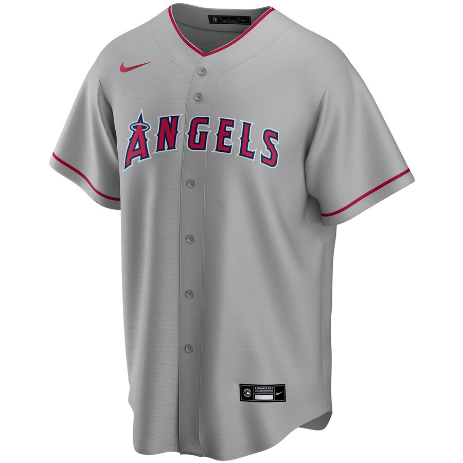 Alternative view of Mike Trout Los Angeles Angels Road 2020 Replica Player Jersey ÃƒÂ¢Ã¢â€šÂ¬Ã¢â‚¬Å“ Silver