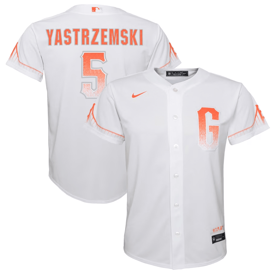 Mike Yastrzemski 5 San Francisco Giants Youth City Connect Jersey - White 