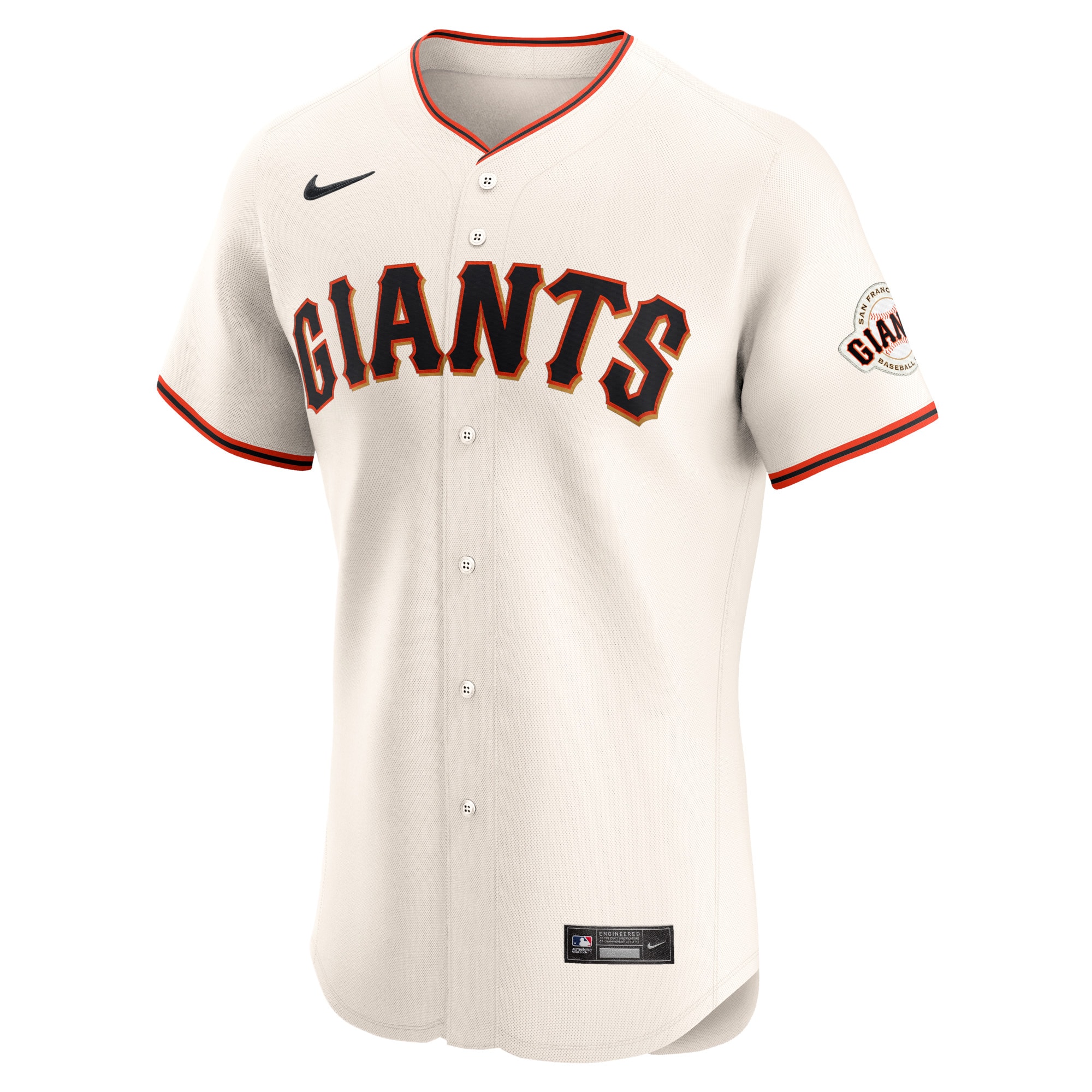 Alternative view of Mike Yastrzemski San Francisco Giants Home Elite Player Jersey - Cream