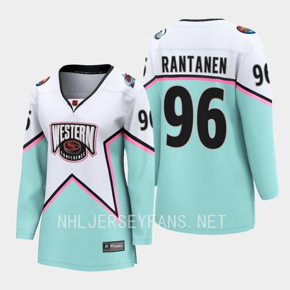 Mikko Rantanen 96 Colorado Avalanche 2023 All-Star Game Jersey White Equipment - JS348 