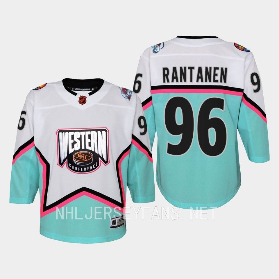 Mikko Rantanen 96 Colorado Avalanche 2023 All-Star Western Conference White - JS709 