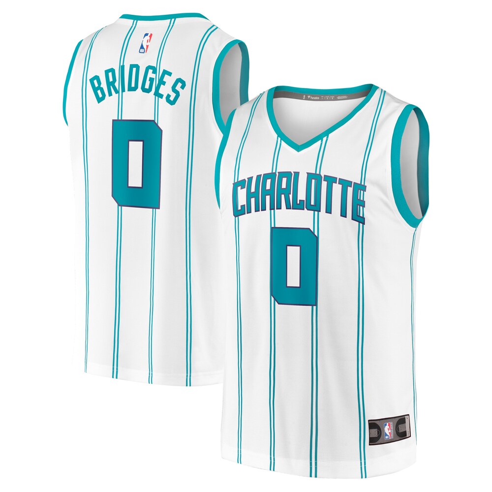 Miles Bridges Charlotte Hornets 2020/21 Fast Break Replica Jersey White - Association Edition