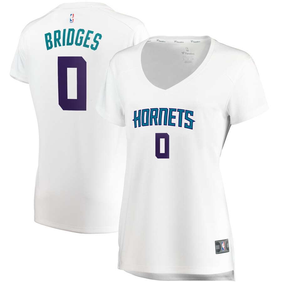 Miles Bridges Charlotte Hornets Fanatics Branded Women's Fast Break Replica Player Jersey - Association Edition - White