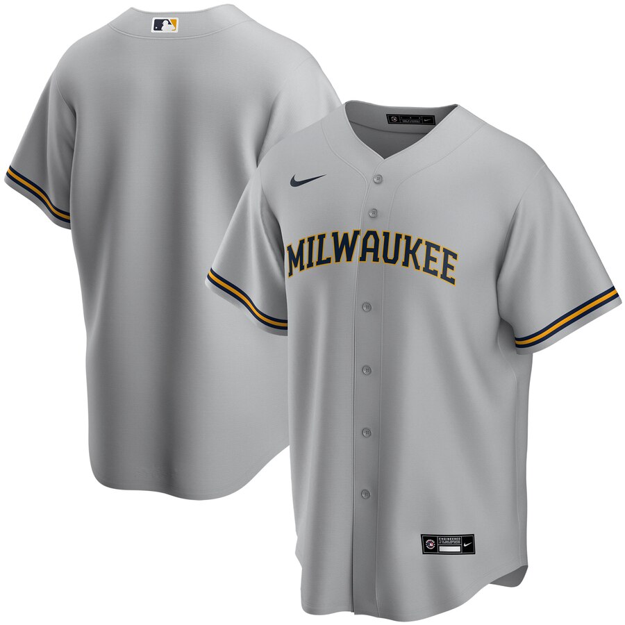 Milwaukee Brewers Youth Home 2020 Replica Team Jersey - White