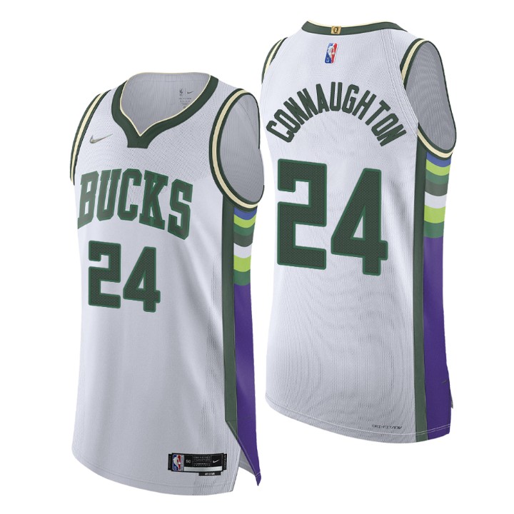 Milwaukee Bucks 2021-22 Nba 75th Pat Connaughton Authentic Jersey City
