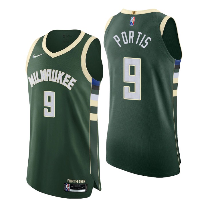 Milwaukee Bucks Bobby Portis 75th Anniversary Authentic Jersey Icon