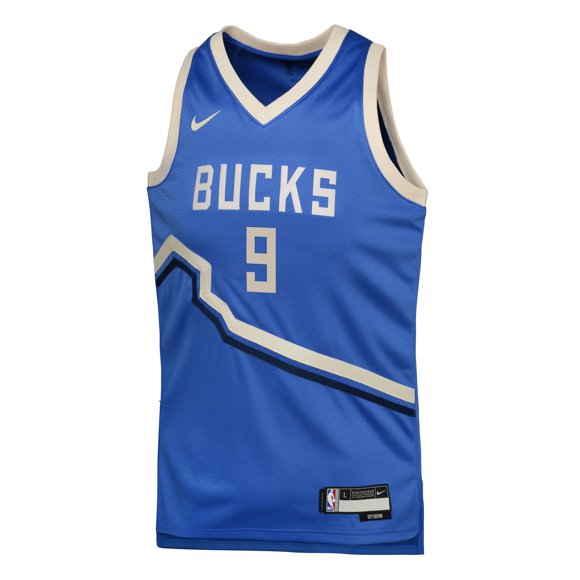 Alternative view of Milwaukee Bucks City Edition Swingman Jersey 2024 - Royal - Bobby Portis Jr. - Youth - JS679 