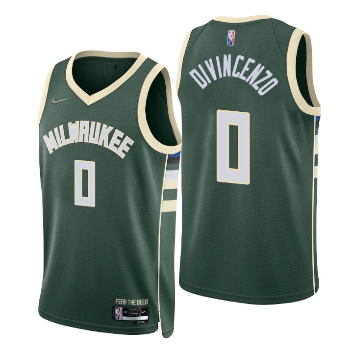 Milwaukee Bucks Donte Divincenzo 75th Anniversary Diamond Jersey Icon Edition