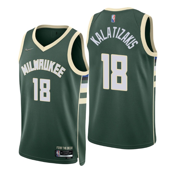Milwaukee Bucks Georgios Kalaitzakis 75th Anniversary Diamond Jersey Icon Edition