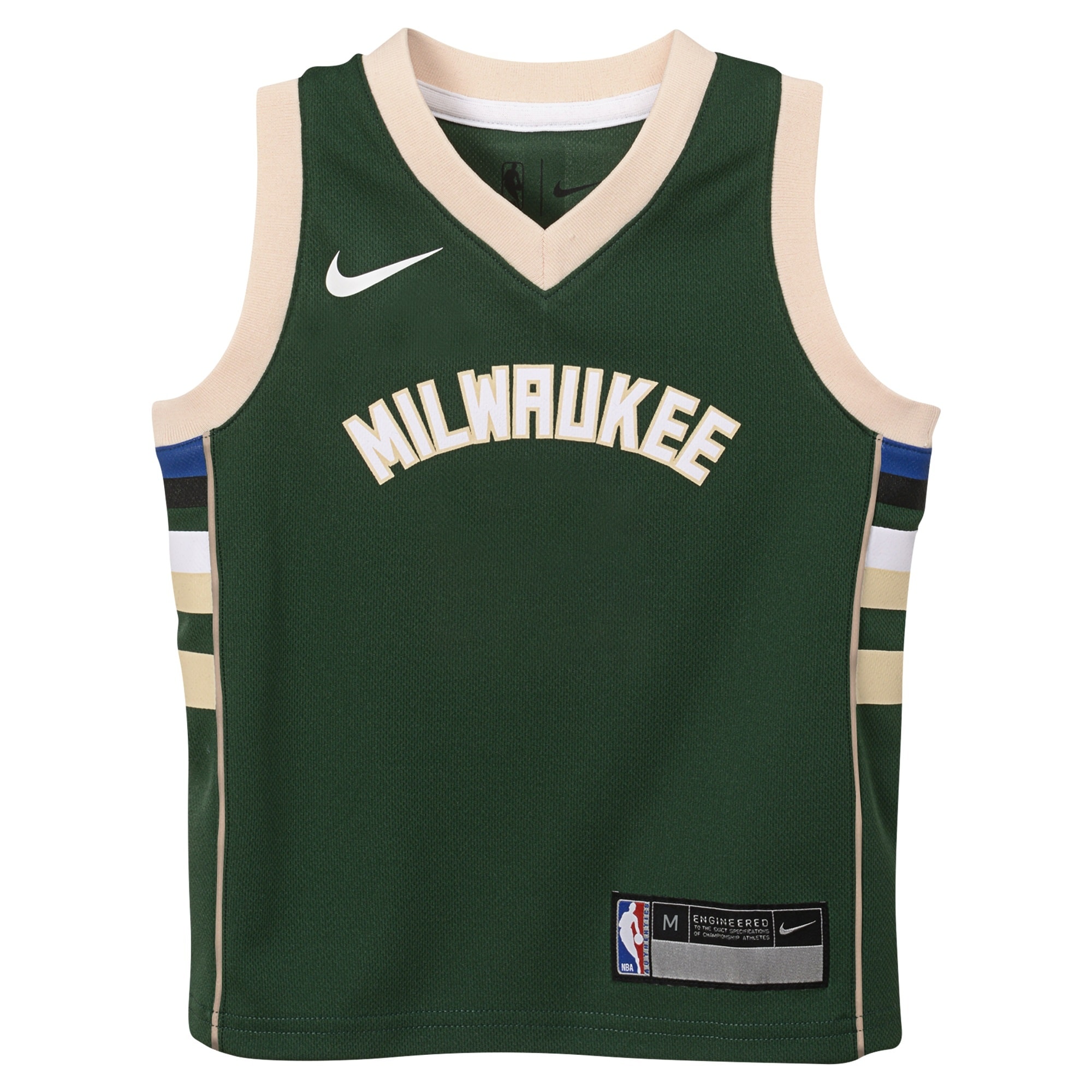 Alternative view of Milwaukee Bucks Icon Jersey - Custom - Kids - JS780 