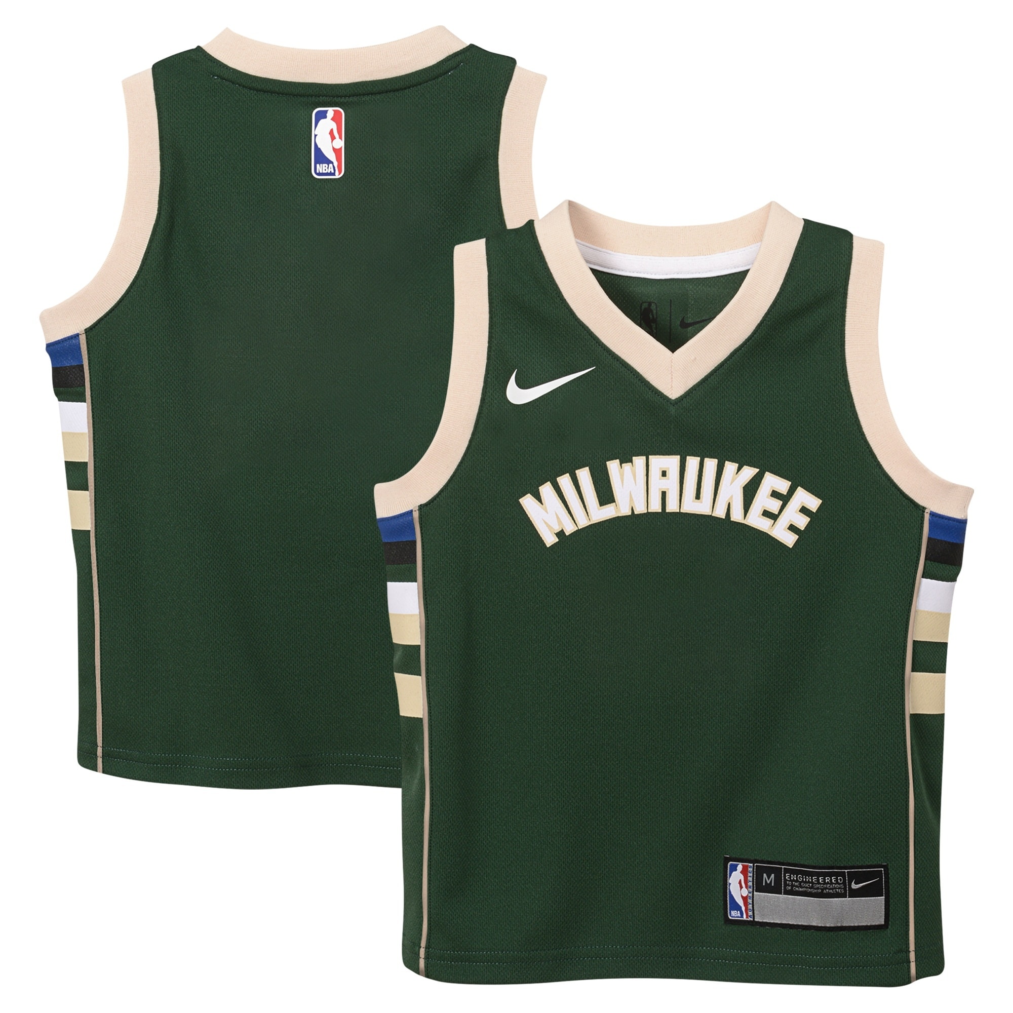 Milwaukee Bucks Icon Jersey - Custom - Kids - JS780 