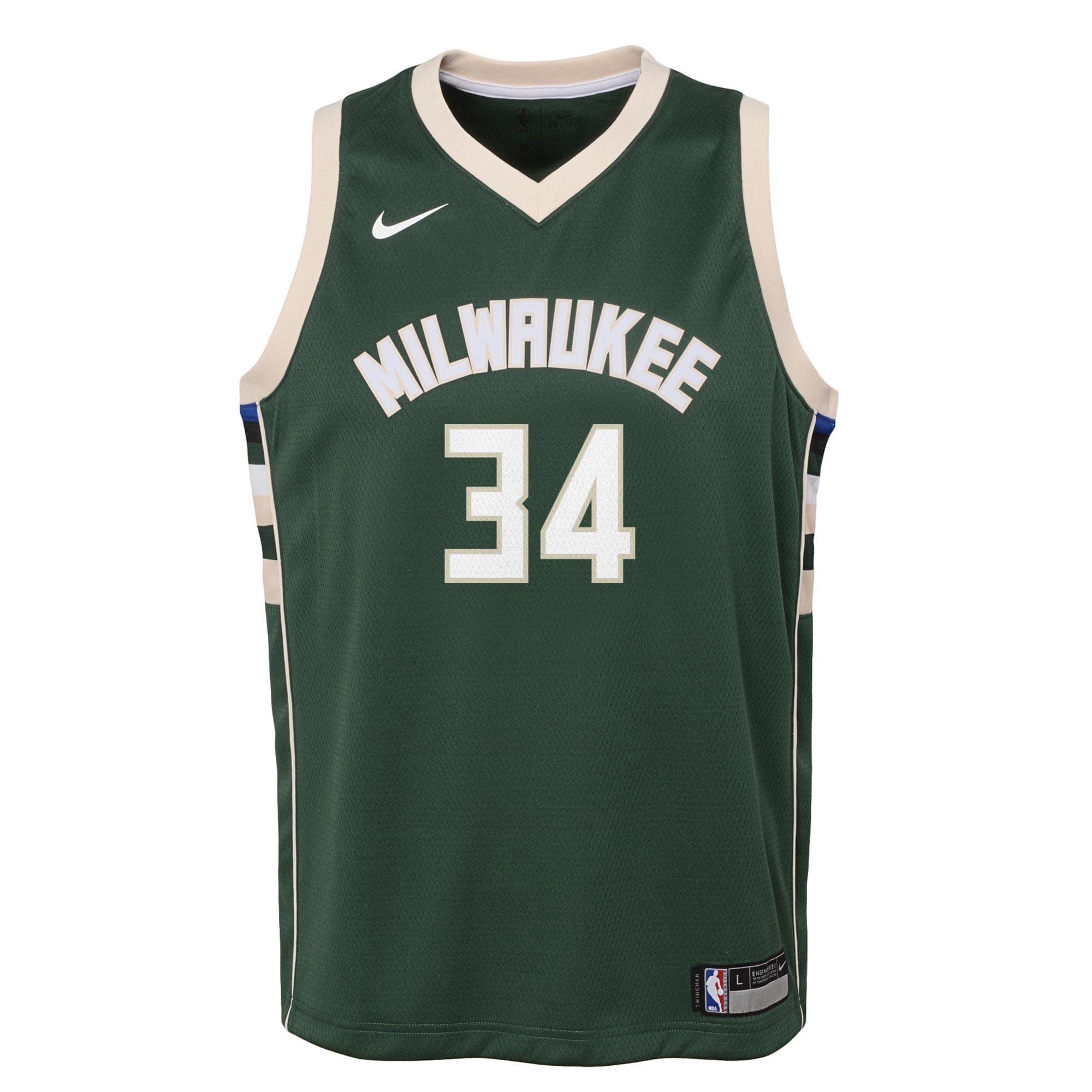 Milwaukee Bucks Icon Swingman Jersey - Giannis Antetokounmpo - Youth - JS507 