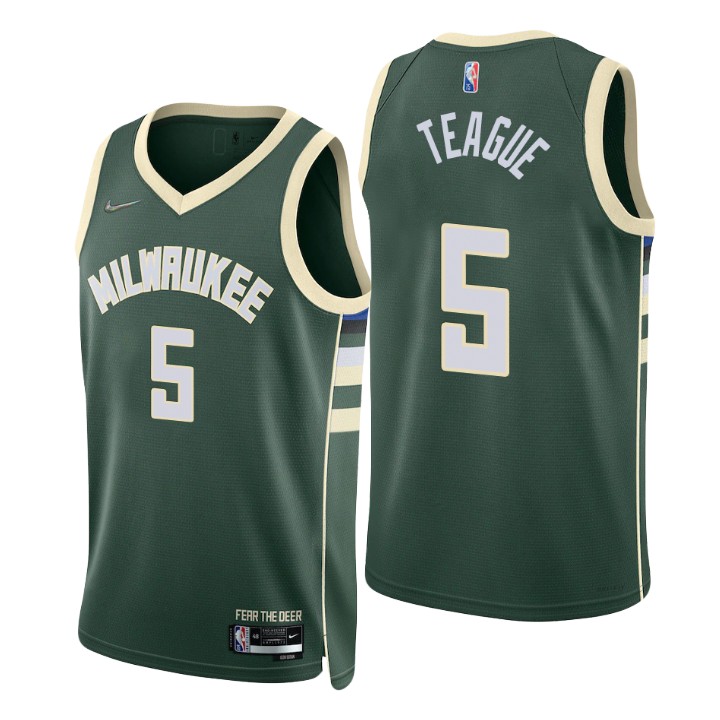Milwaukee Bucks Jeff Teague 75th Anniversary Diamond Jersey Icon Edition