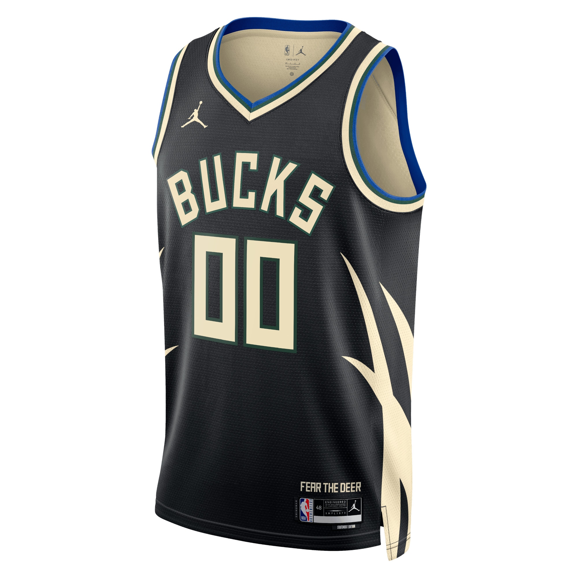 Milwaukee Bucks Jordan Statement Swingman Jersey - Custom - Unisex - JS272 