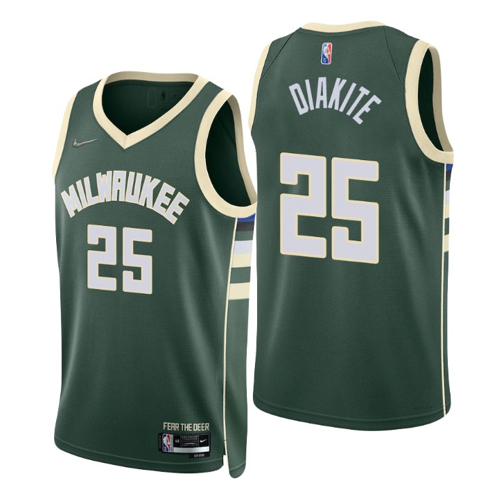 Milwaukee Bucks Mamadi Diakite 75th Anniversary Diamond Jersey Icon Edition
