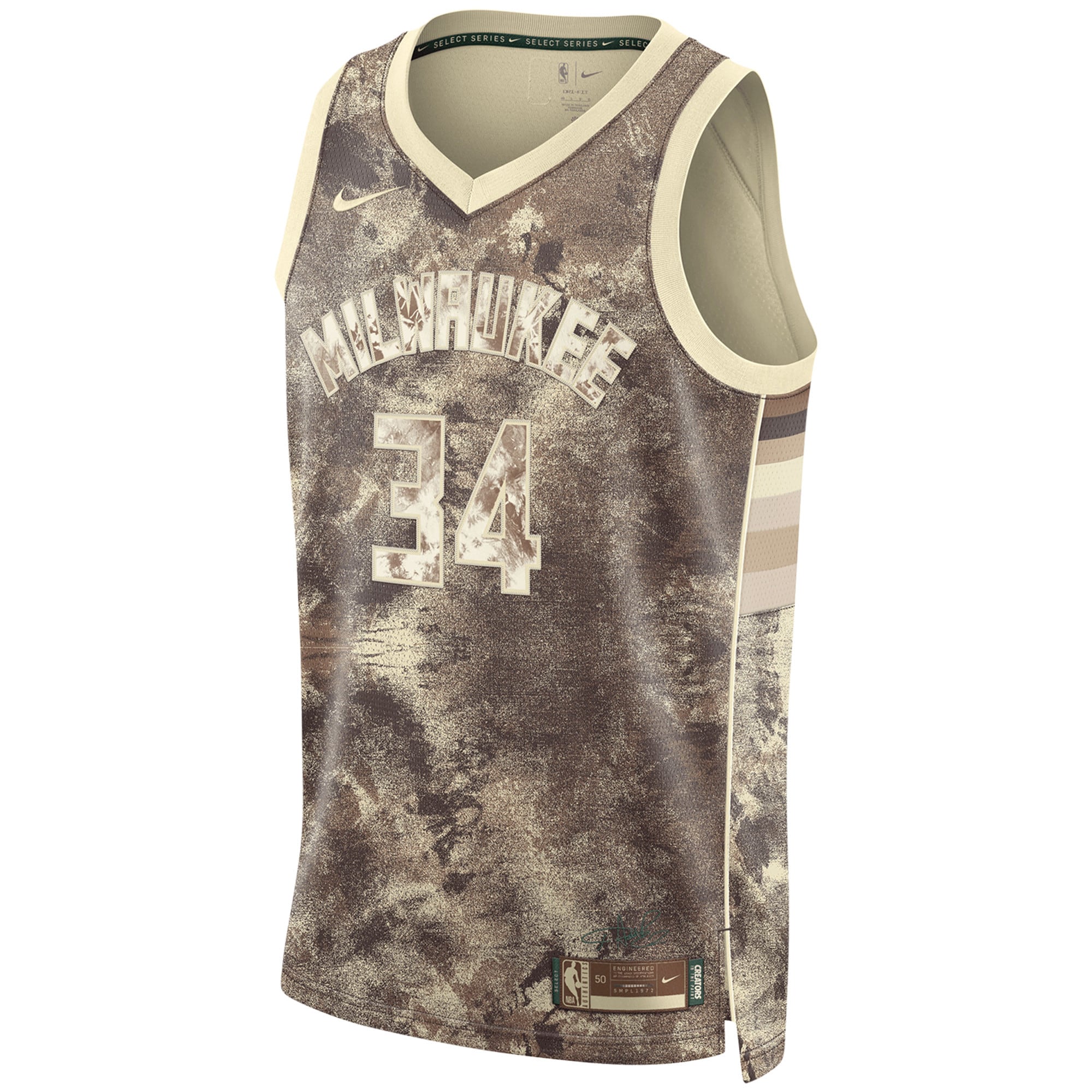 Milwaukee Bucks MVP Select Series Jersey - Giannis Antetokounpo - Mens - JS402 