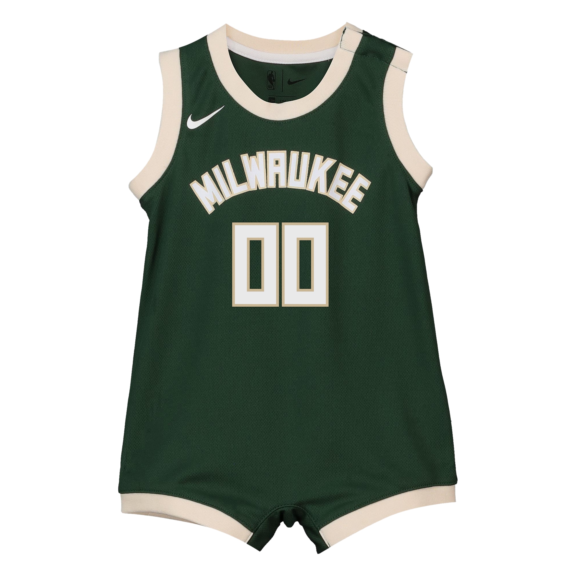 Alternative view of Milwaukee Bucks Onesie Jersey - Custom - Infant - JS381 