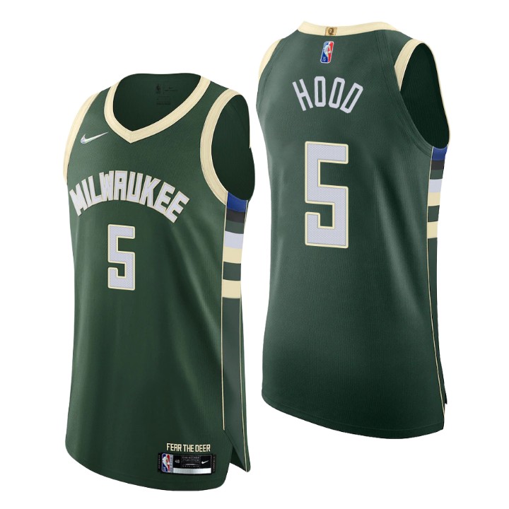 Milwaukee Bucks Rodney Hood 75th Anniversary Authentic Jersey Icon