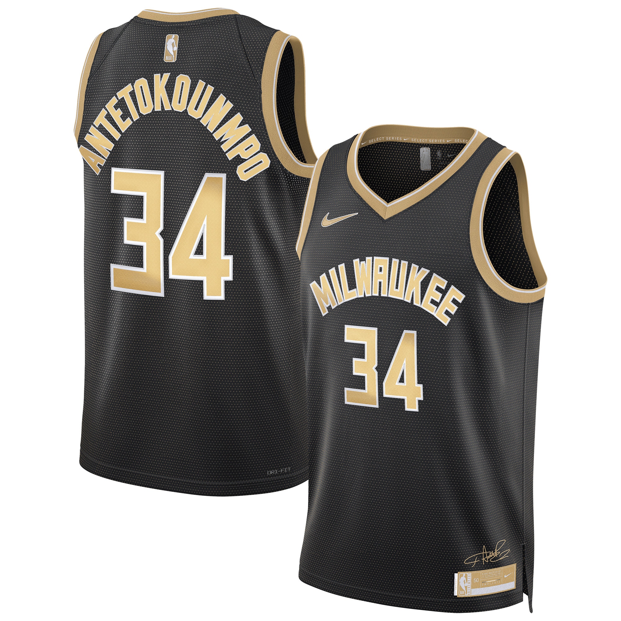 Milwaukee Bucks Select Series Swingman Jersey - Giannis Antetokounmpo - Mens - JS136 