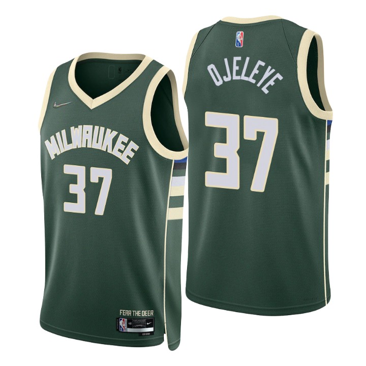 Milwaukee Bucks Semi Ojeleye 75th Anniversary Diamond Jersey Icon Edition