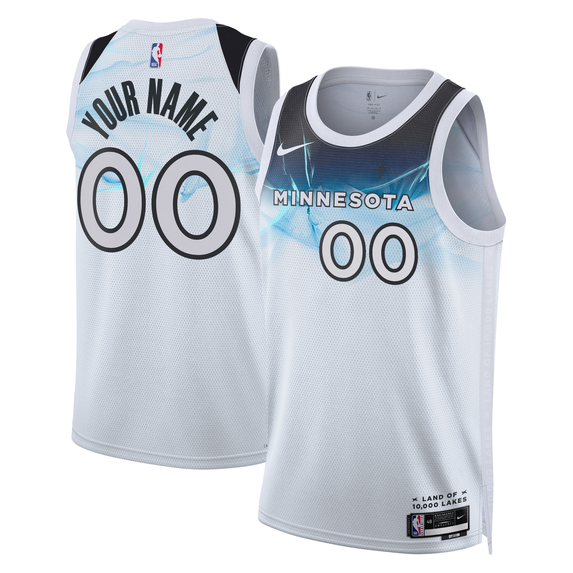 Minnesota Timberwolves City Edition Swingman Jersey 2024 - Custom - Unisex - JS305 
