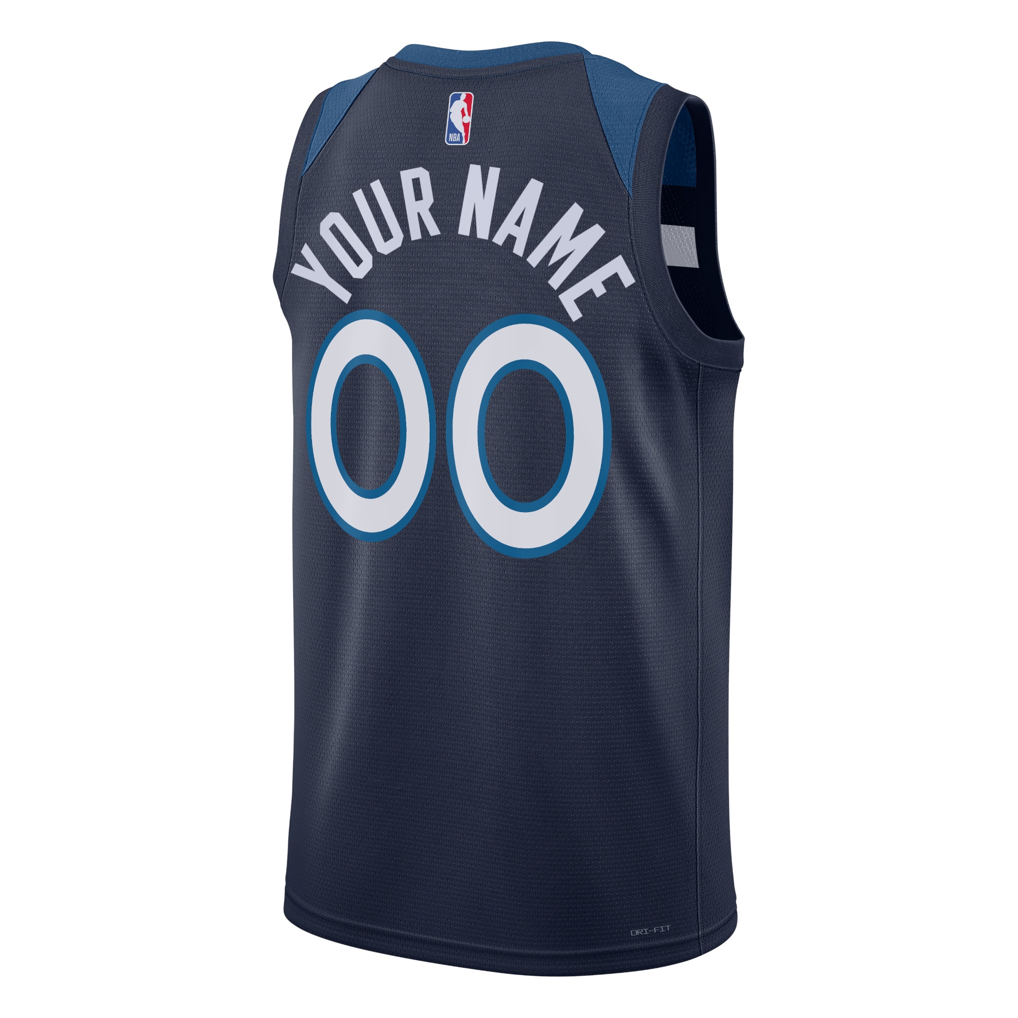 Alternative view of Minnesota Timberwolves Icon Swingman Jersey - Custom - Unisex - JS403 