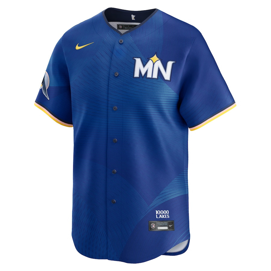 Alternative view of Minnesota Twins 2024 City Connect Limited Men Jersey - Royal 