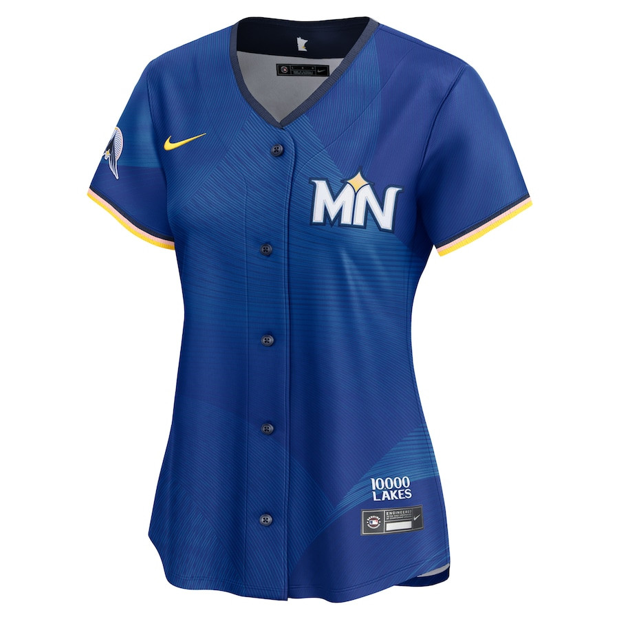 Alternative view of Minnesota Twins 2024 City Connect Limited Women Jersey - Royal 