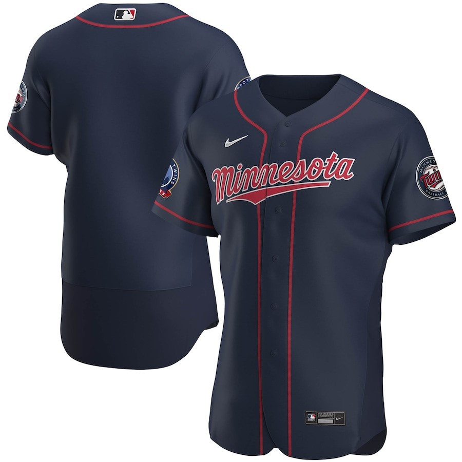 Minnesota Twins 60th Season Alternate Team Elite Jersey - Navy 