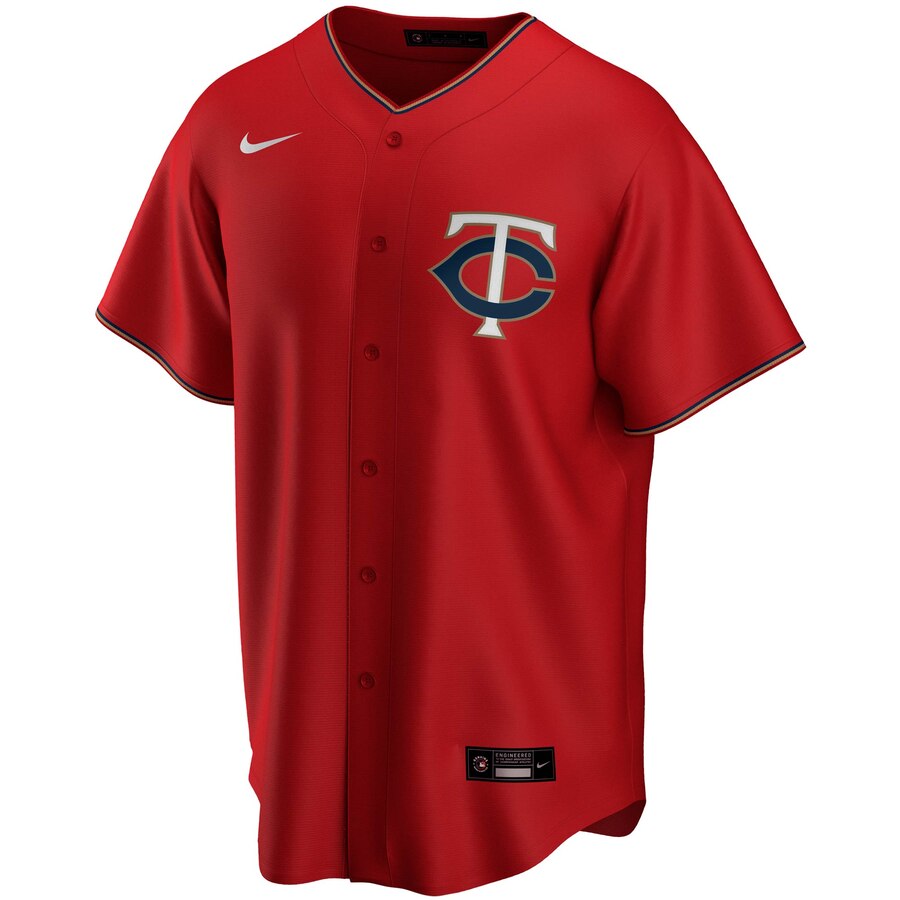 Alternative view of Minnesota Twins Alternate 2020 Replica Team Jersey ÃƒÂ¢Ã¢â€šÂ¬Ã¢â‚¬Å“ Red