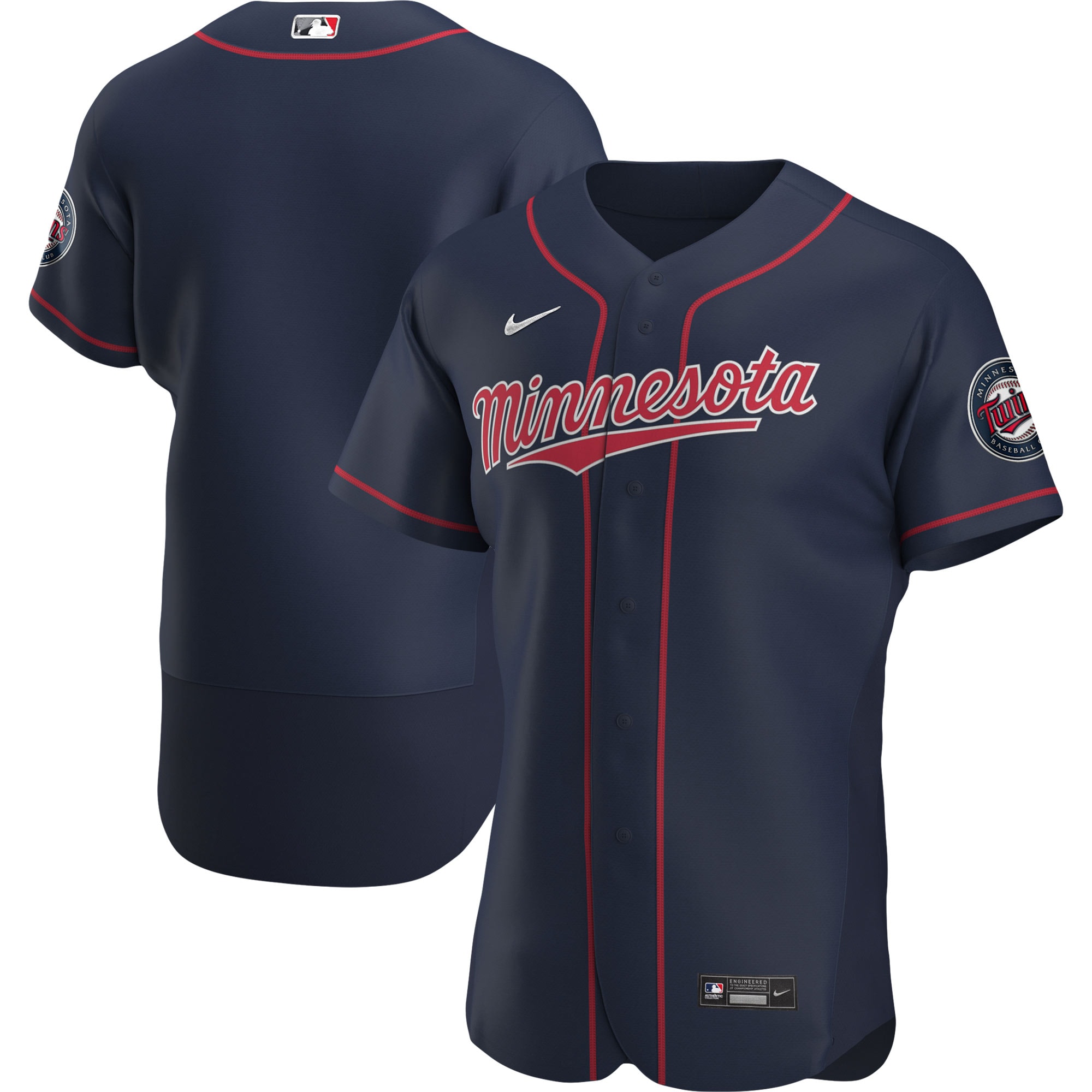 Minnesota Twins Alternate Authentic Team Jersey - Navy