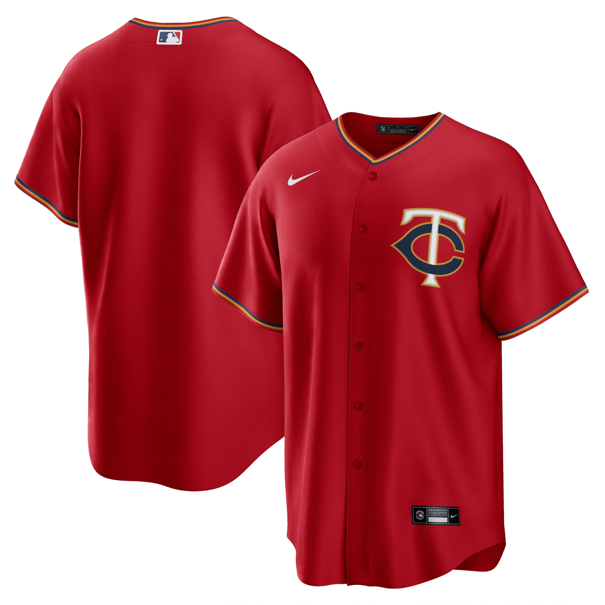 Minnesota Twins Alternate Replica Team Jersey – Red