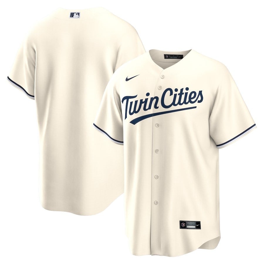 Minnesota Twins Alternate Team Men Jersey - Cream 