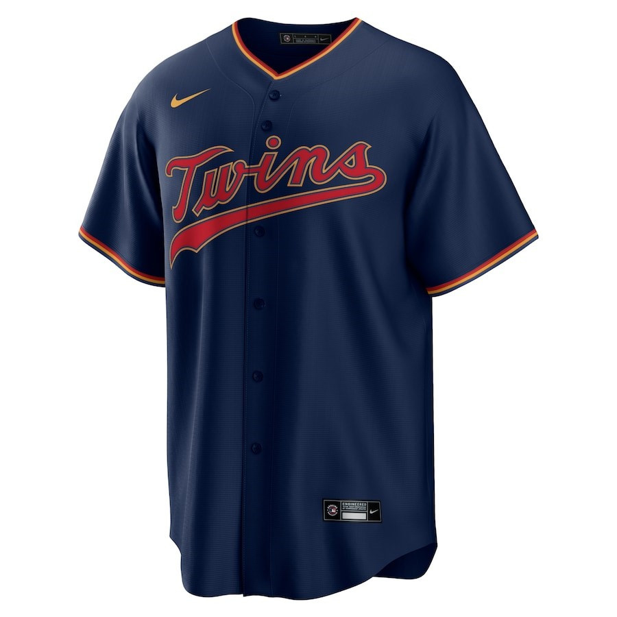 Alternative view of Minnesota Twins Alternate Team Men Jersey - Navy 