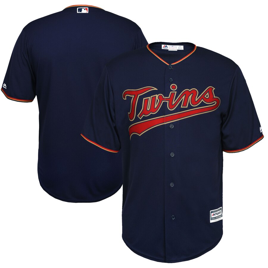 Minnesota Twins Majestic Alternate Official Cool Base Team Jersey – Navy