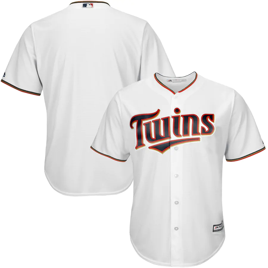Minnesota Twins Majestic Big And Tall Cool Base Team Jersey - White