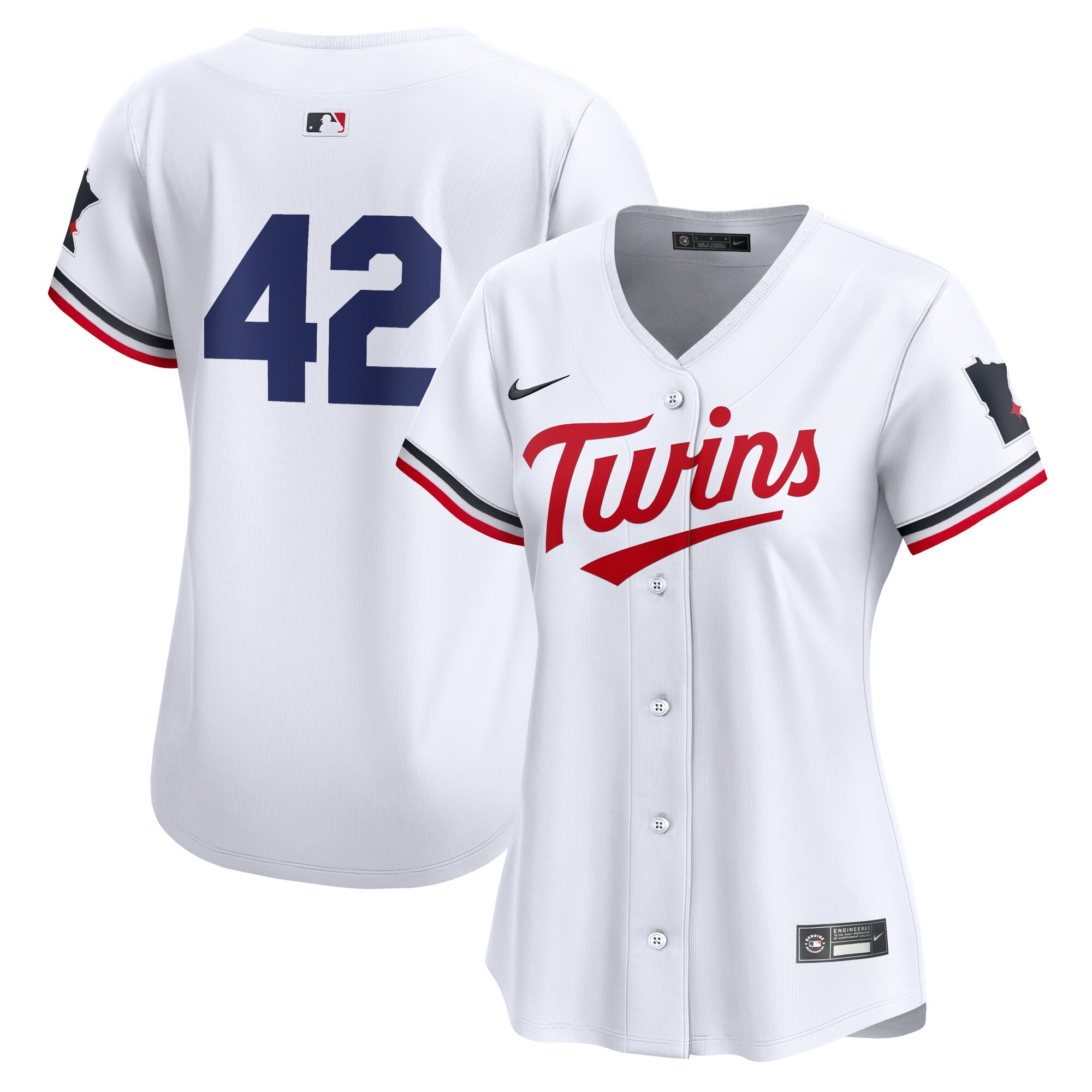 Minnesota Twins Women's 2024 Jackie Robinson Day Home Limited JerseyÃƒâ€šÃ‚Â ÃƒÂ¢Ã¢â€šÂ¬Ã¢â‚¬Å“ White