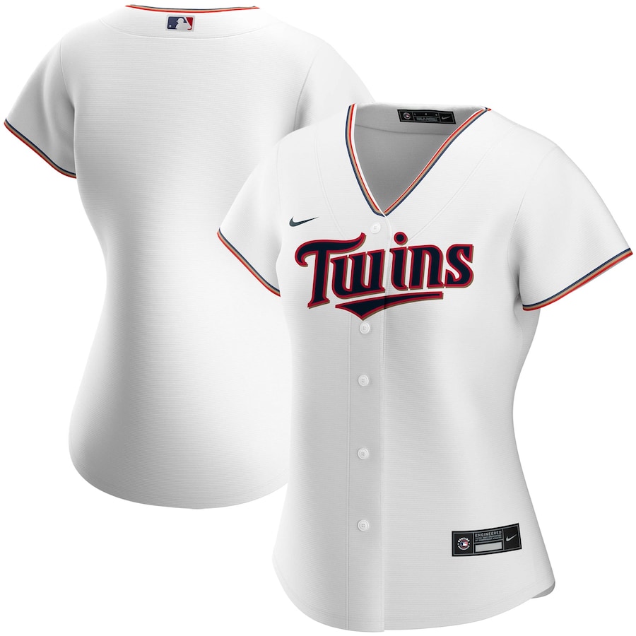 Minnesota Twins Women's Home 2020 Replica Team Jersey ÃƒÂ¢Ã¢â€šÂ¬Ã¢â‚¬Å“ White