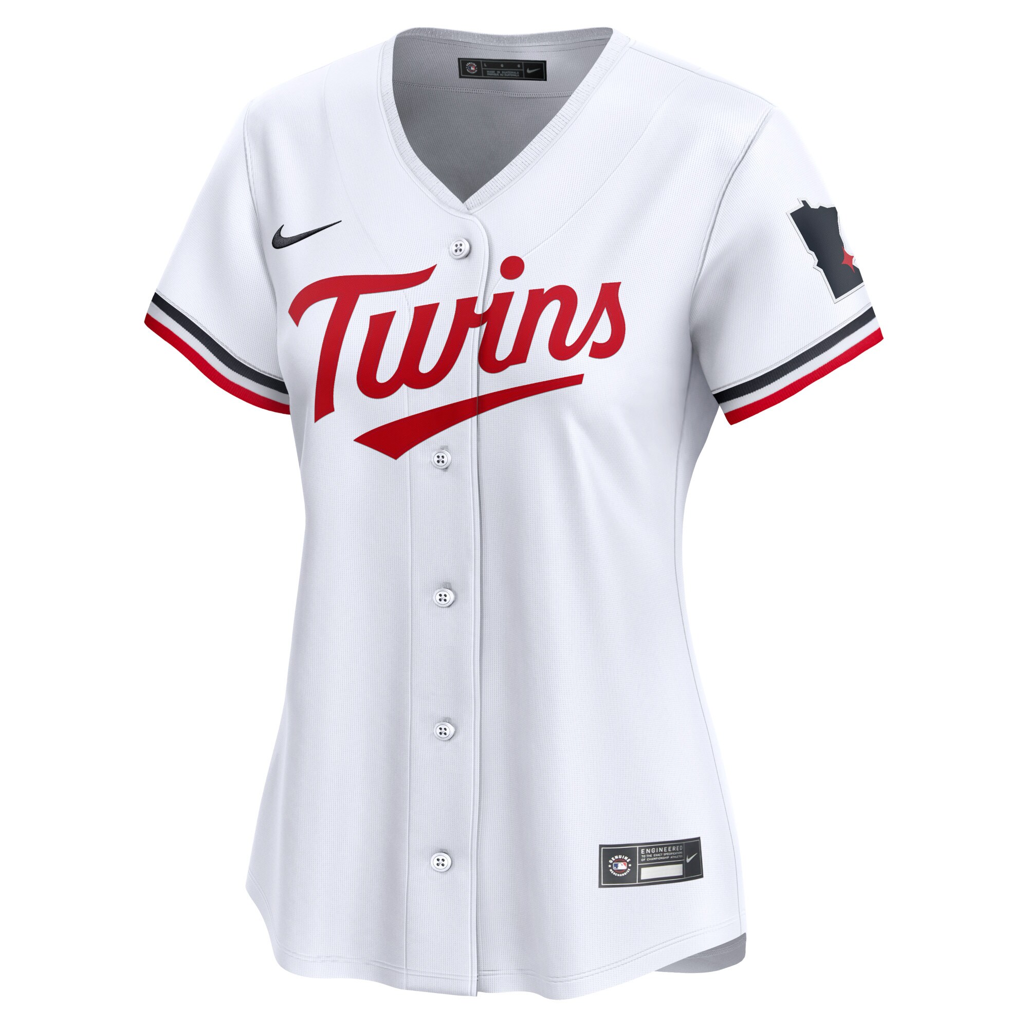 Alternative view of Minnesota Twins Women's Home Limited Jersey - White