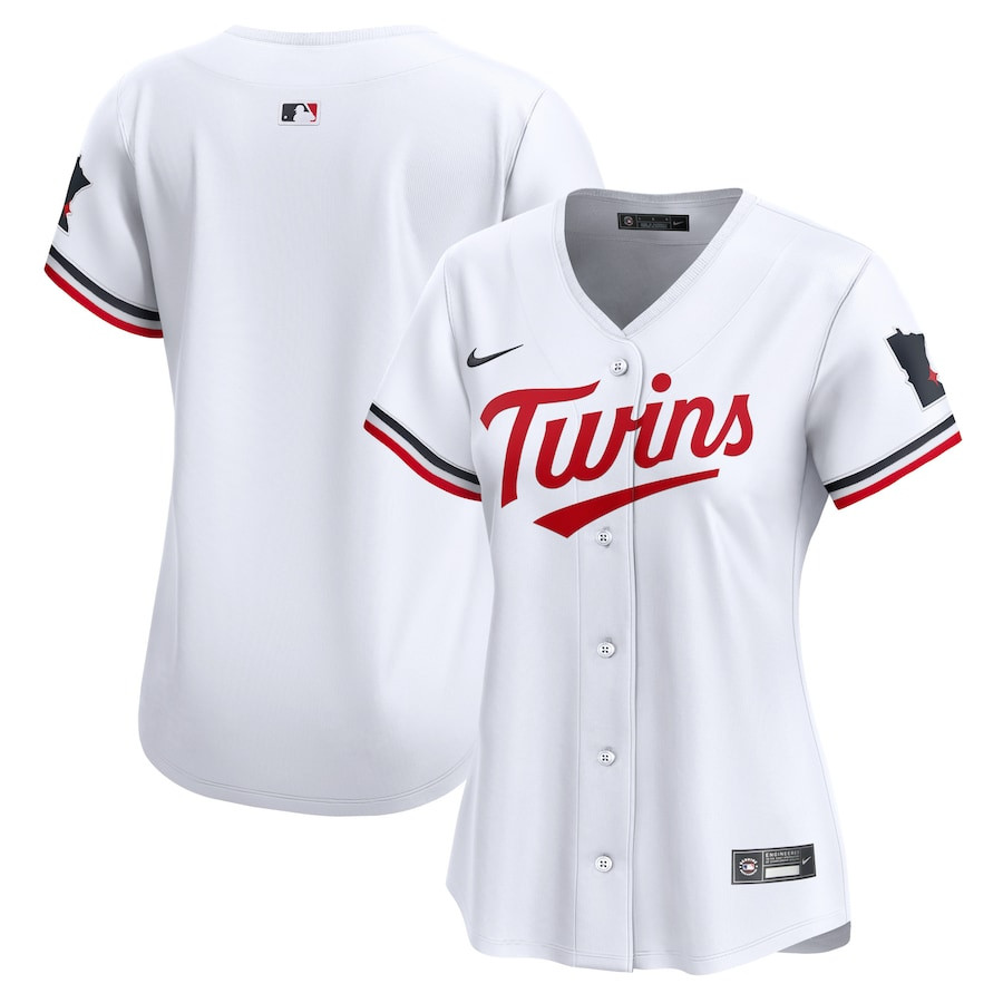 Minnesota Twins Women's Home Limited Jersey - White 