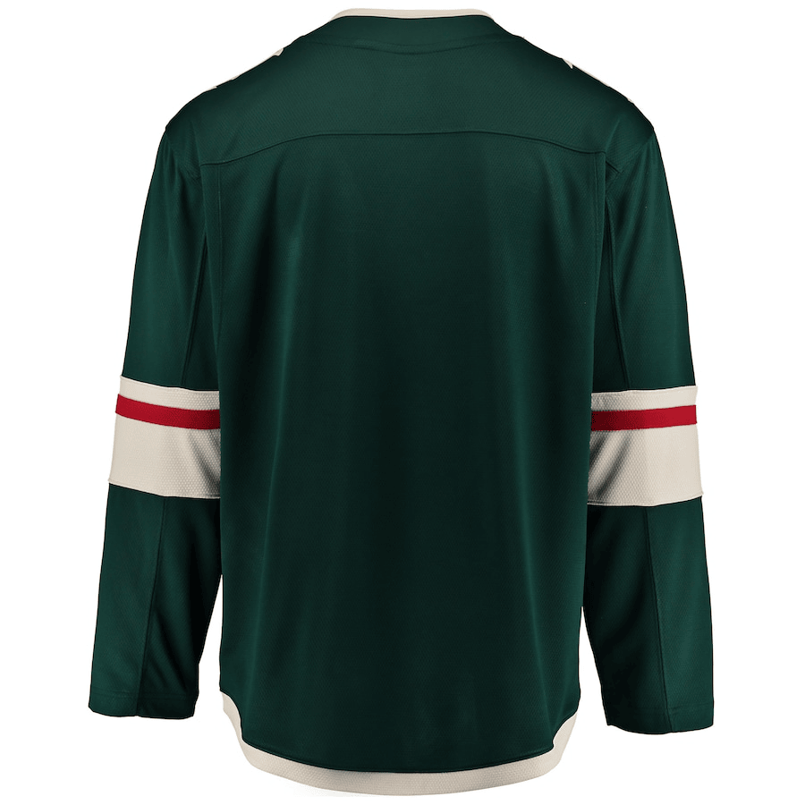 Alternative view of Minnesota Wild 2023 Home Replica Jersey - Men - JS421 