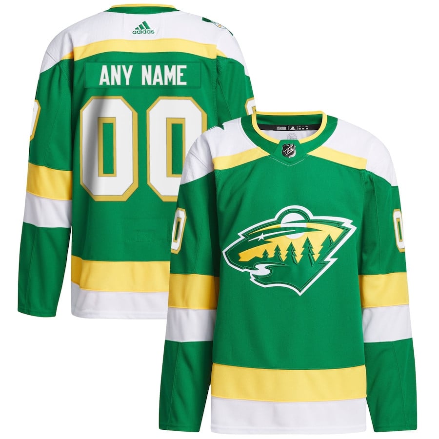 Minnesota Wild Alternate 2023/24 Primegreen Custom Men Jersey - Green - JS431 