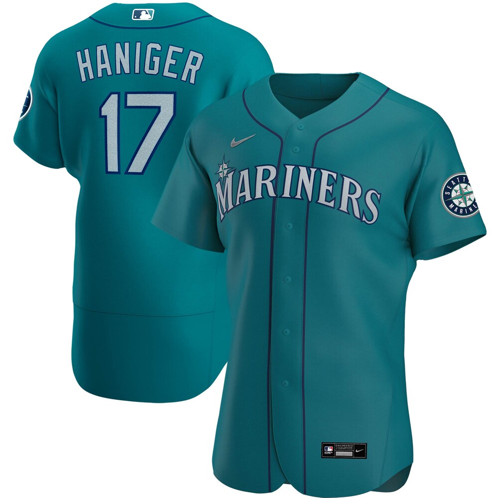 Mitch Haniger Seattle Mariners Alternate 2020 Player Jersey - Aqua