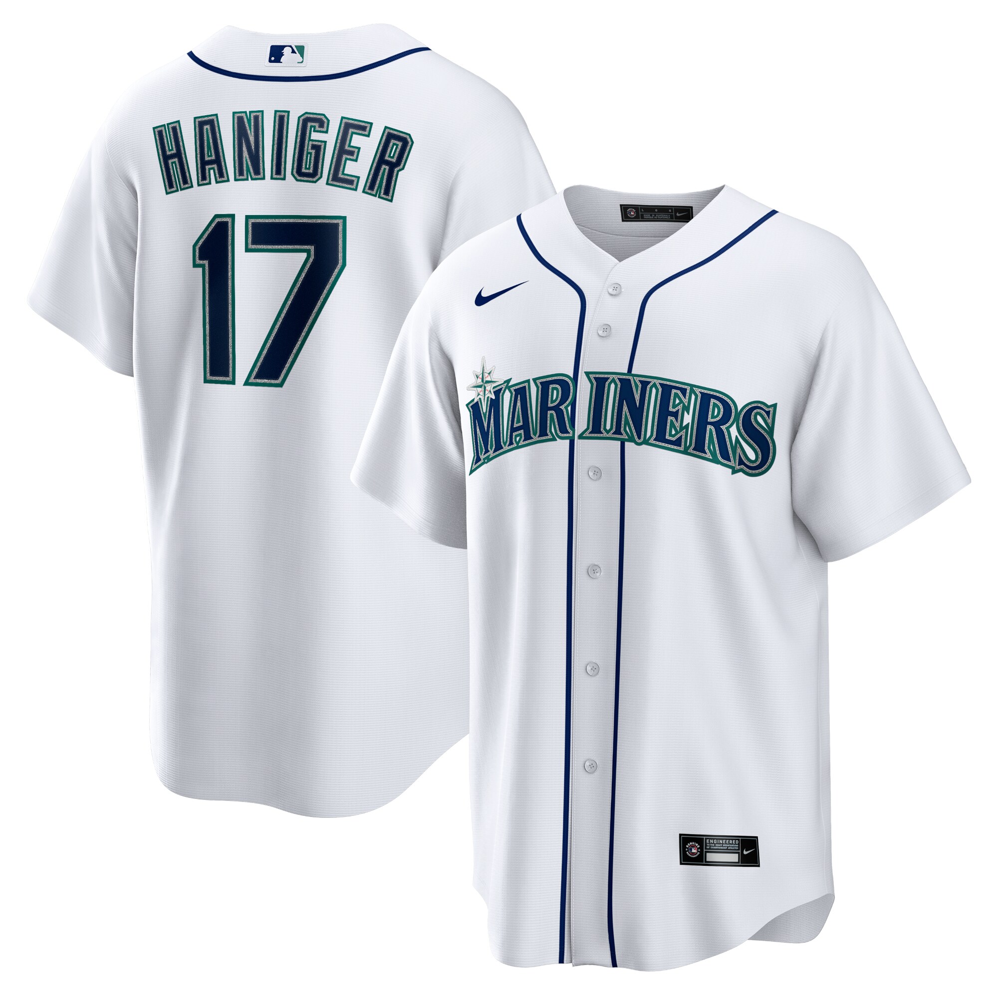 Mitch Haniger Seattle Mariners Home Replica Player Name Jersey - White