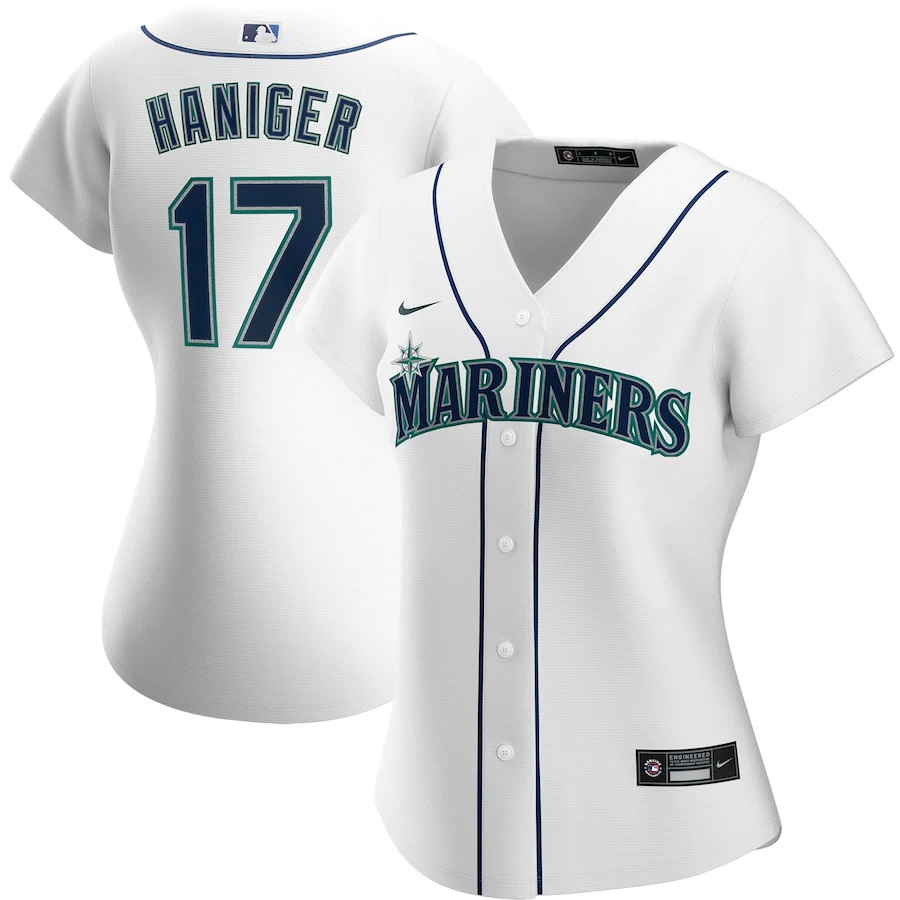 Mitch Haniger Seattle Mariners Women's Home 2020 Replica Player Jersey ÃƒÂ¢Ã¢â€šÂ¬Ã¢â‚¬Å“ White
