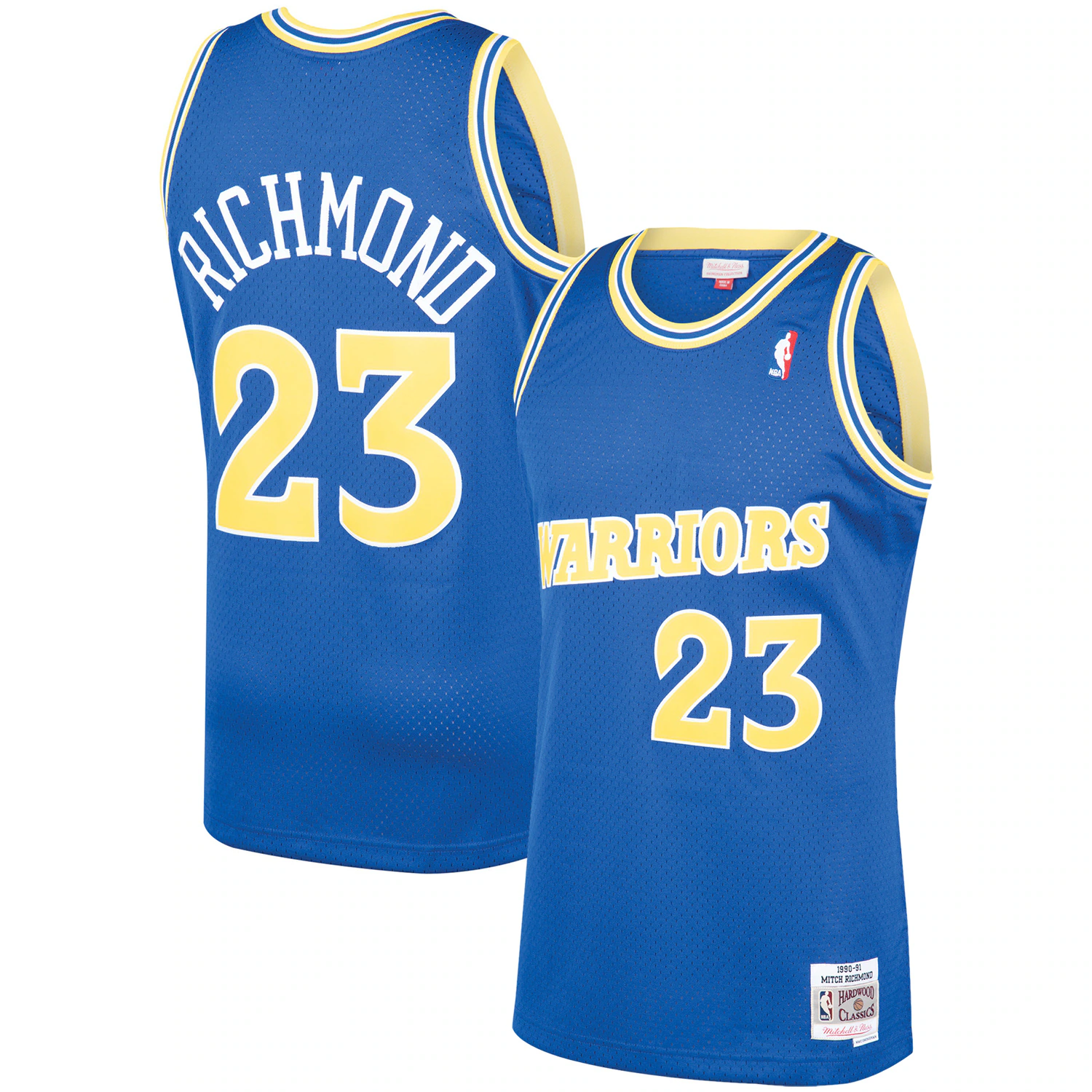 Mitch Richmond Golden State Warriors Mitchell & Ness 1990-91 Hardwood Classics Swingman Player Jersey – Royal – Jsfangear Jersey Store