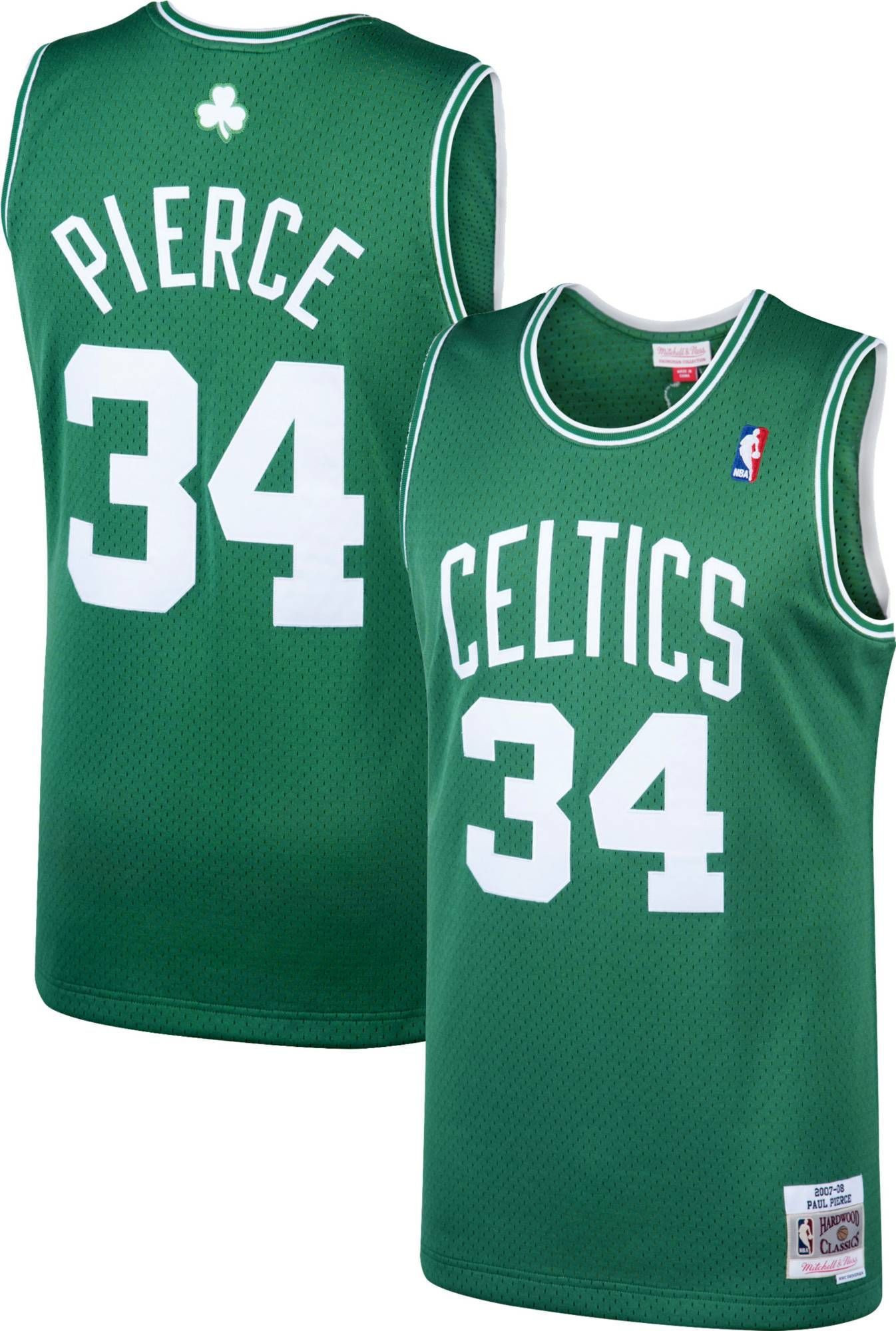 Mitchell & Ness Men's Boston Celtics Paul Pierce 34 Swingman Jersey - JS642