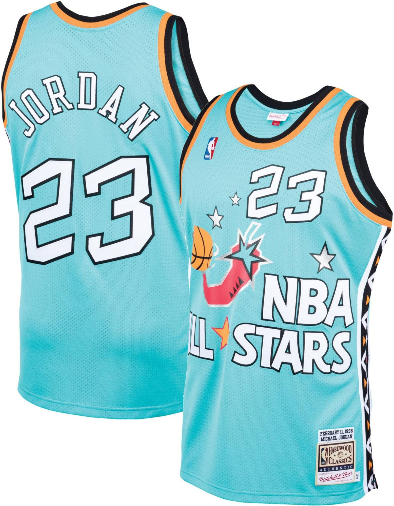 Mitchell & Ness Men's Chicago Bulls All Star Game '96 Michael Jordan 23 Teal Swingman Jersey - JS918 
