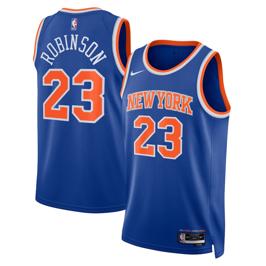 Mitchell Robinson 23 New York Knicks Unisex Swingman Jersey - Icon Edition - Blue - JS496 