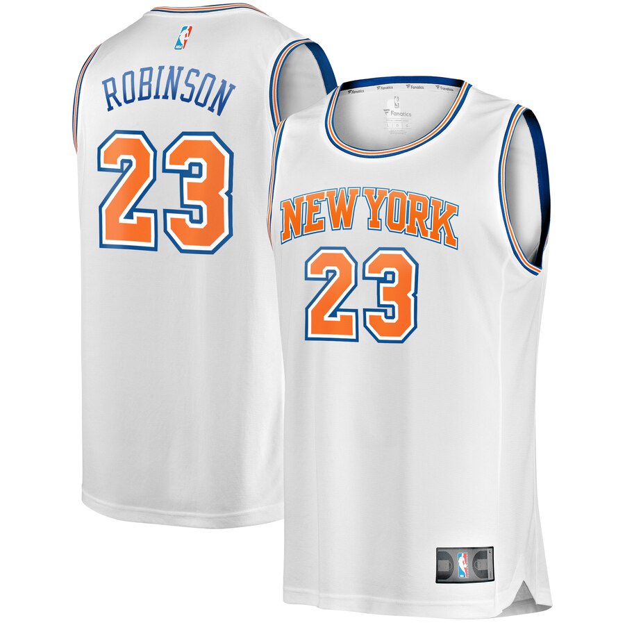 Mitchell Robinson New York Knicks Fanatics Branded Fast Break Player Replica Jersey - Statement Edition - White
